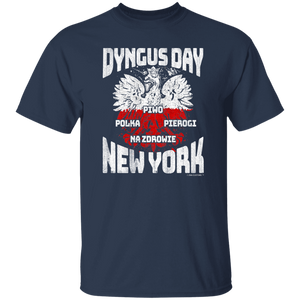 Dyngus Day New York - G500 5.3 oz. T-Shirt / Navy / S - Polish Shirt Store