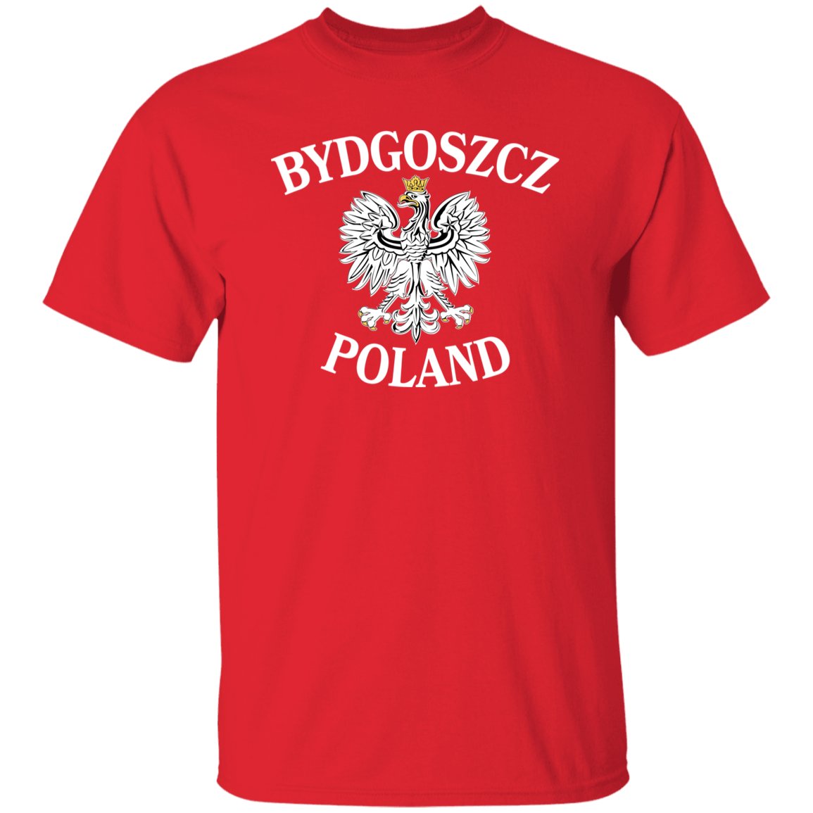 Bydgoszcz Poland T-Shirt T-Shirts CustomCat Red S 