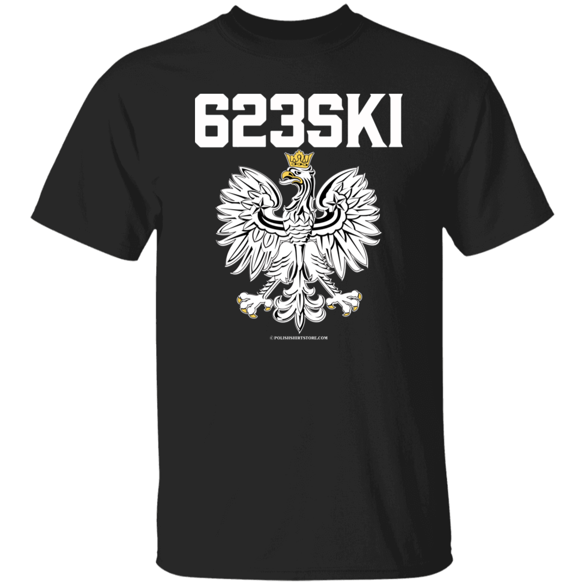 623SKI Apparel CustomCat G500 5.3 oz. T-Shirt Black S