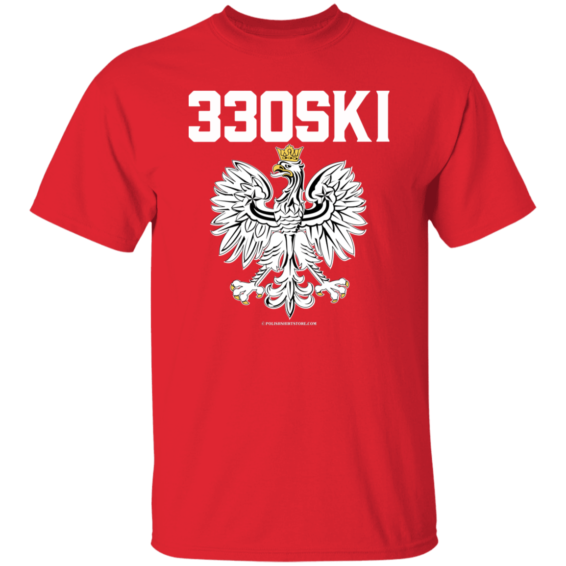 330SKI Apparel CustomCat G500 5.3 oz. T-Shirt Red S