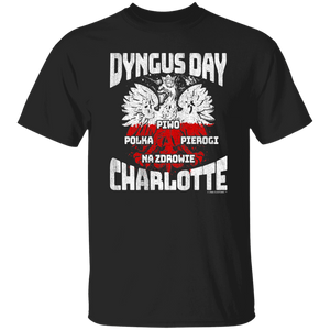 Dyngus Day Charlotte - G500 5.3 oz. T-Shirt / Black / S - Polish Shirt Store