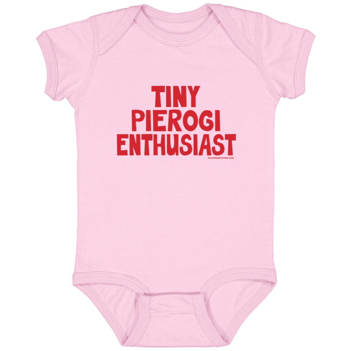 Tiny Pierogi Enthusiast Infant Bodysuit Baby CustomCat Pink Newborn 