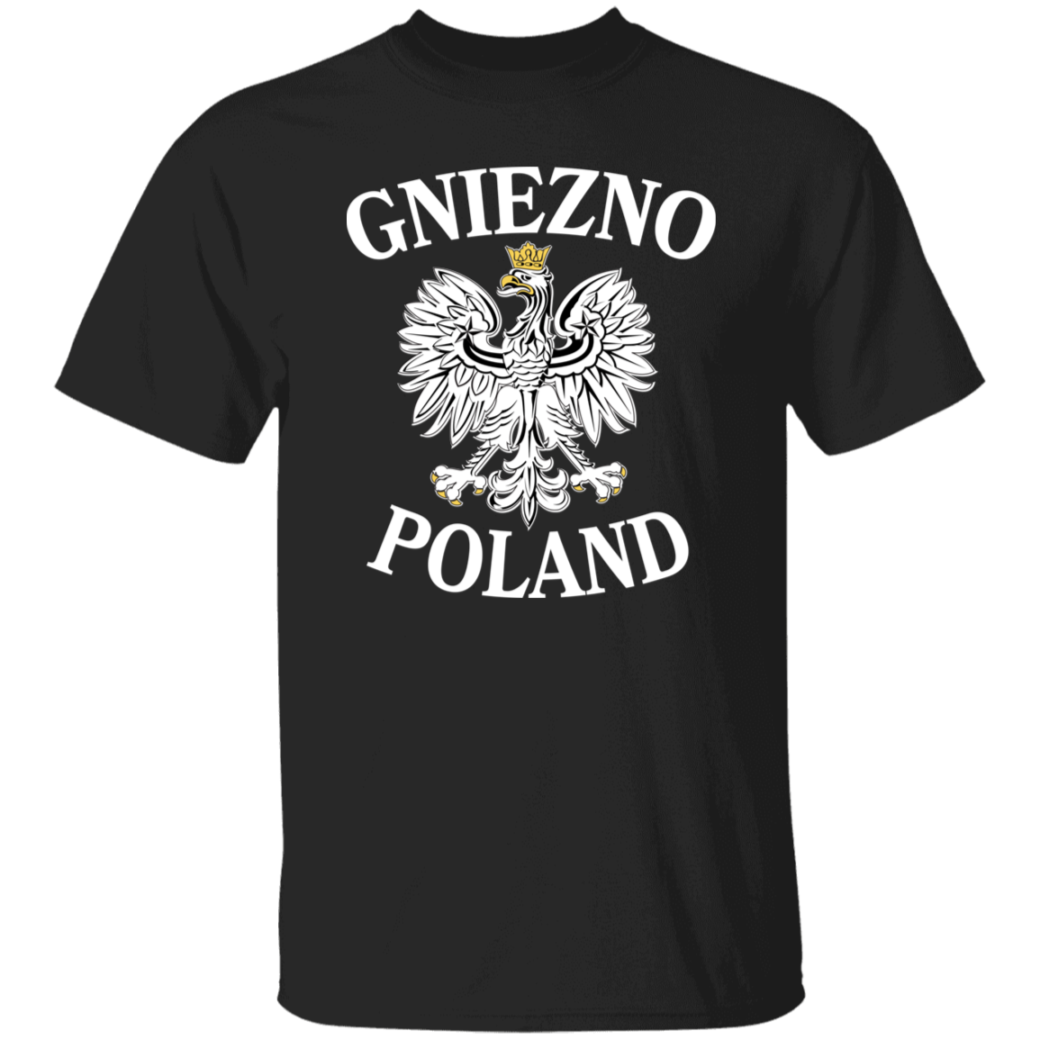 Gniezno Poland T-Shirt T-Shirts CustomCat Black S 