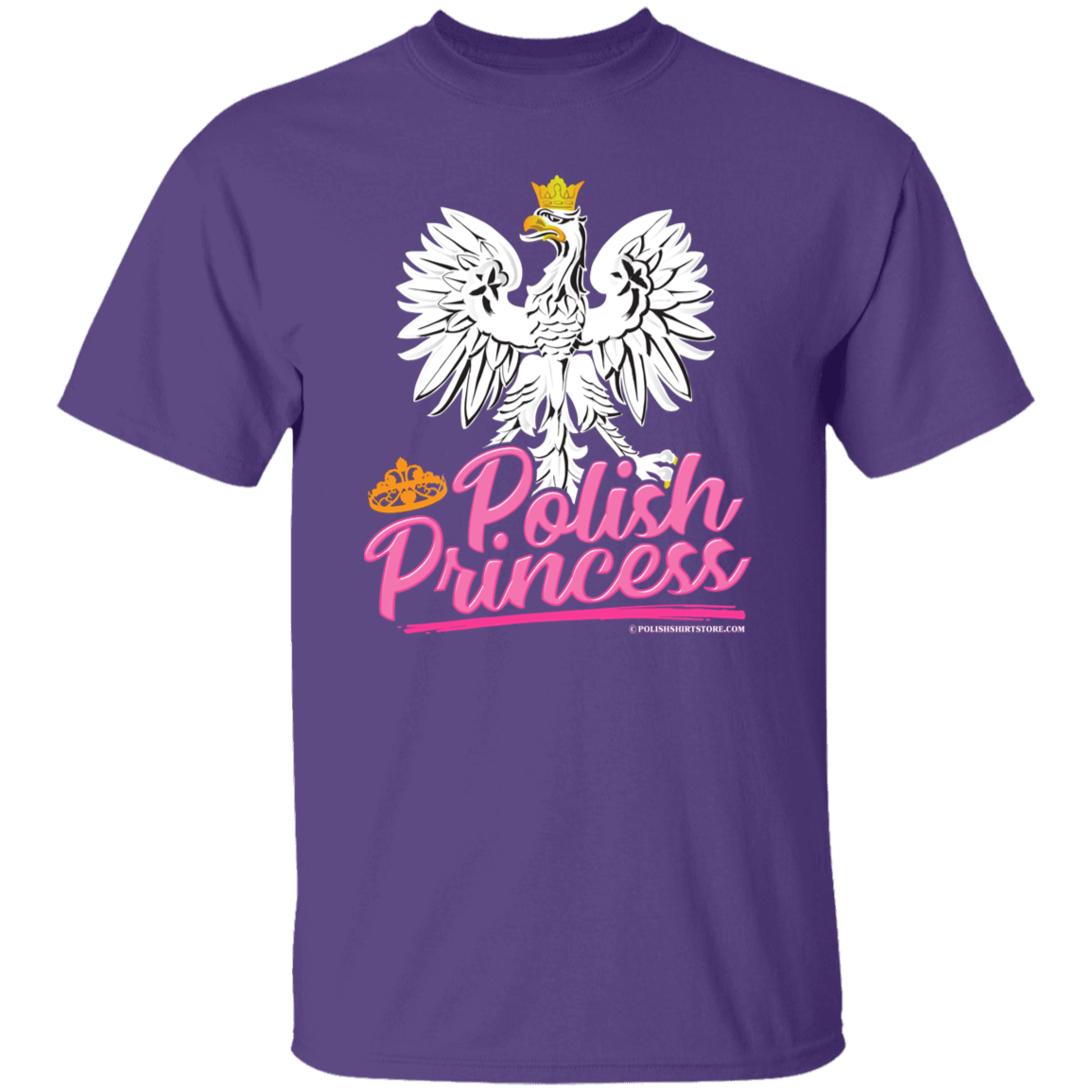 Polish Princess T-Shirt T-Shirts CustomCat Purple S 