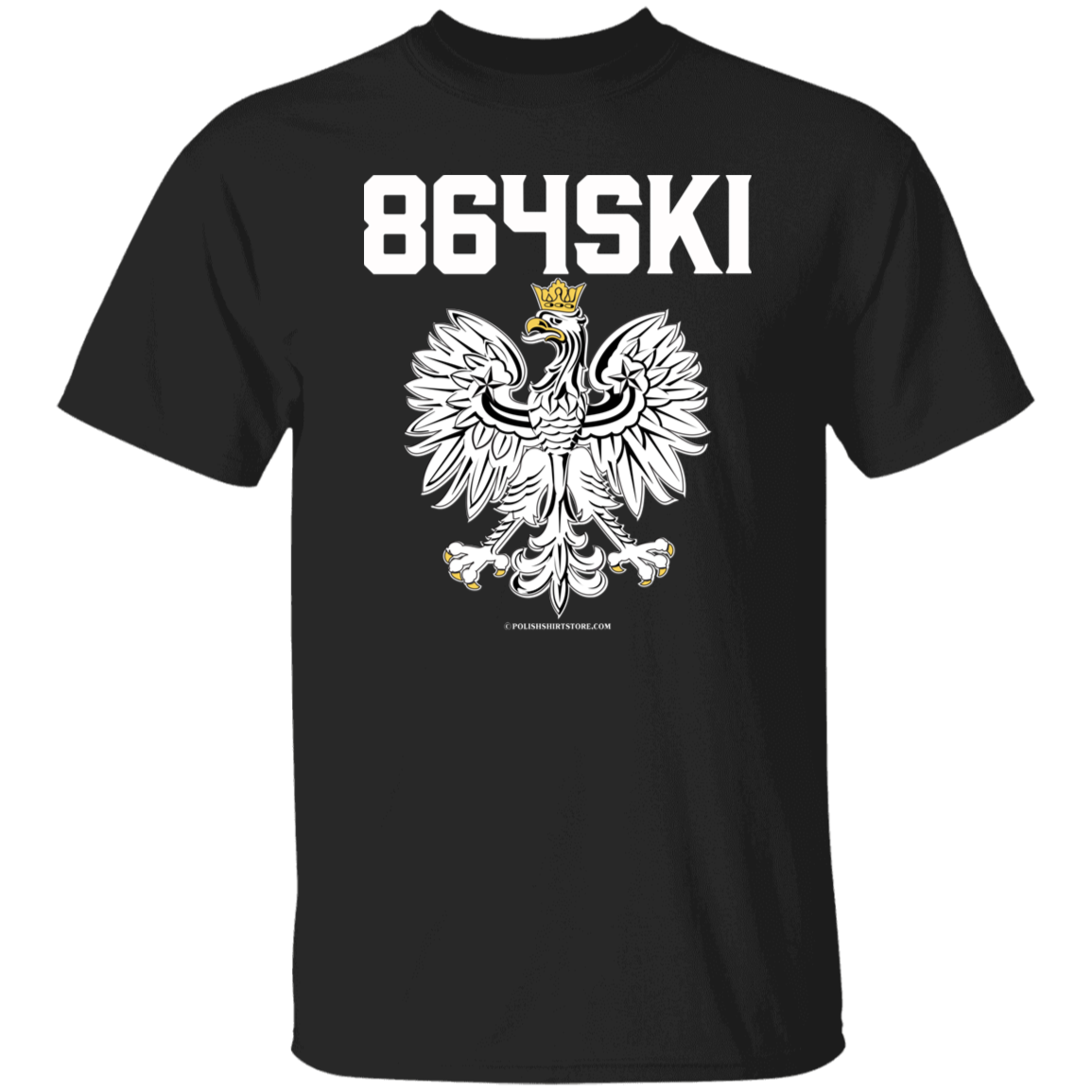 864SKI Apparel CustomCat G500 5.3 oz. T-Shirt Black S