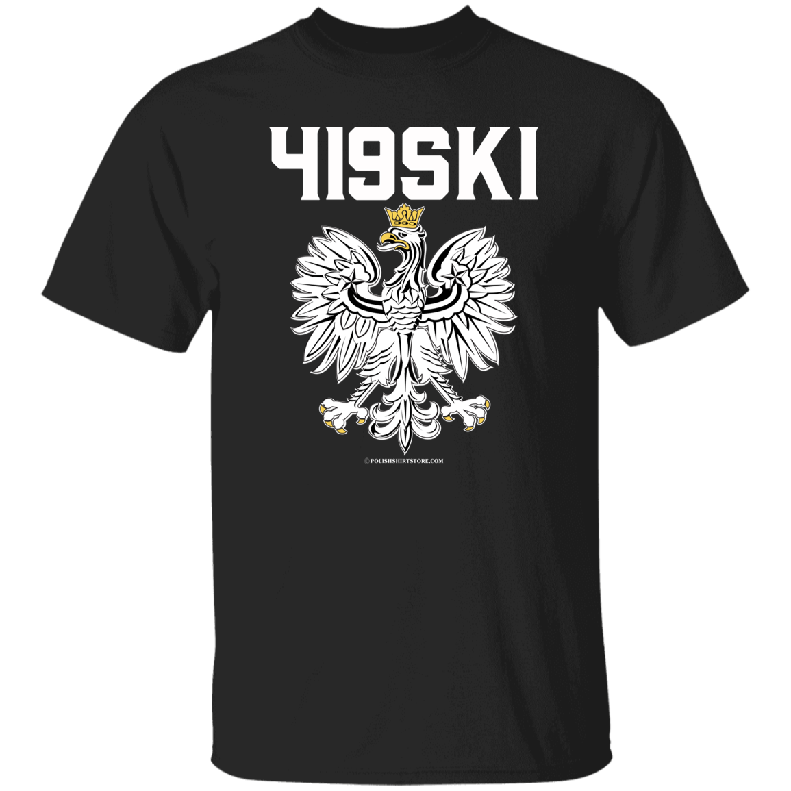 419SKI Apparel CustomCat G500 5.3 oz. T-Shirt Black S