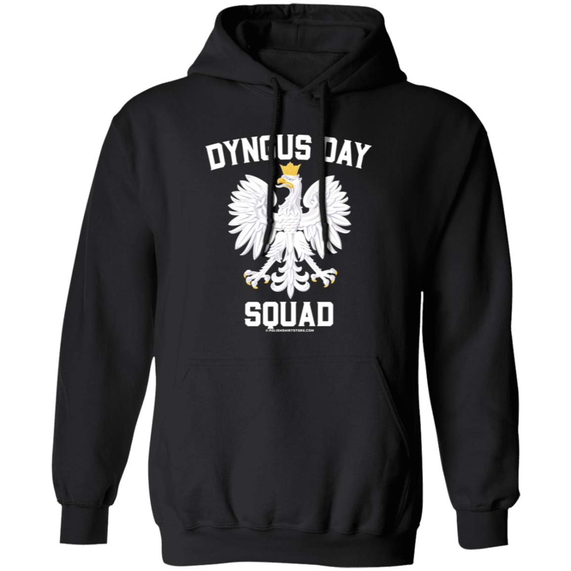 Dyngus Day Squad Apparel CustomCat G185 Pullover Hoodie Black S