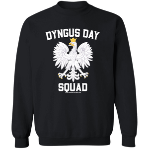 Dyngus Day Squad - G180 Crewneck Pullover Sweatshirt / Black / S - Polish Shirt Store