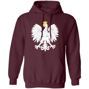 Polish Eagle Hoodie - Maroon / S - Polish Shirt Store