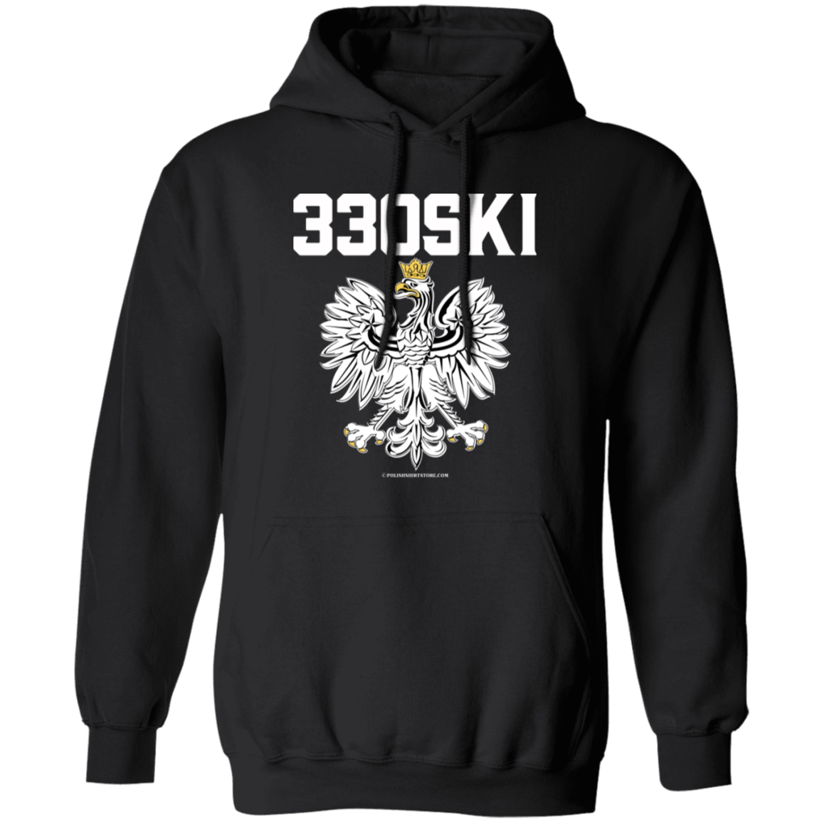 330SKI Apparel CustomCat G185 Pullover Hoodie Black S