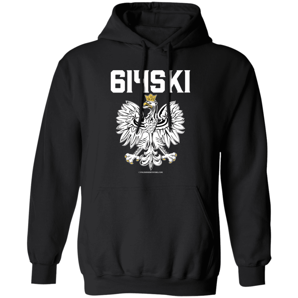 614SKI Apparel CustomCat G185 Pullover Hoodie Black S