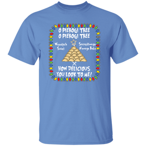 Pierogi Tree Shirt - How Delicious You Look To Me - Carolina Blue / S - Polish Shirt Store