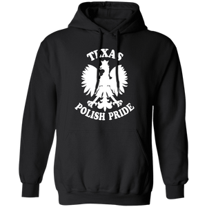 Texas  Polish Pride - G185 Pullover Hoodie / Black / S - Polish Shirt Store