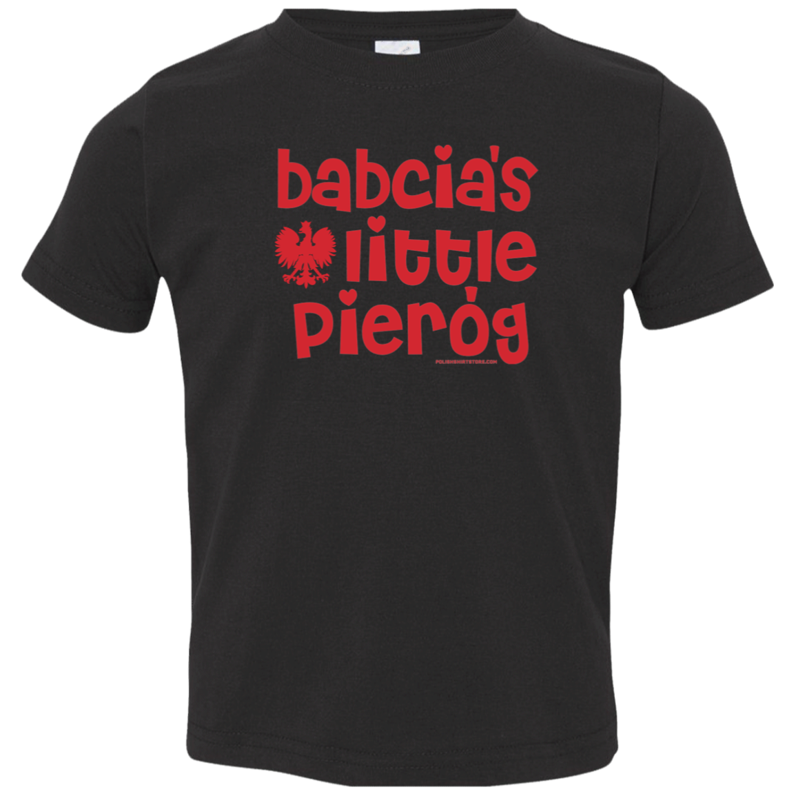 Babcia's Little Pierogi Infant & Toddler T-Shirt Apparel CustomCat Toddler T-Shirt Black 2T