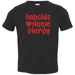 Babcia's Little Pierogi Infant & Toddler T-Shirt - Toddler T-Shirt / Black / 2T - Polish Shirt Store