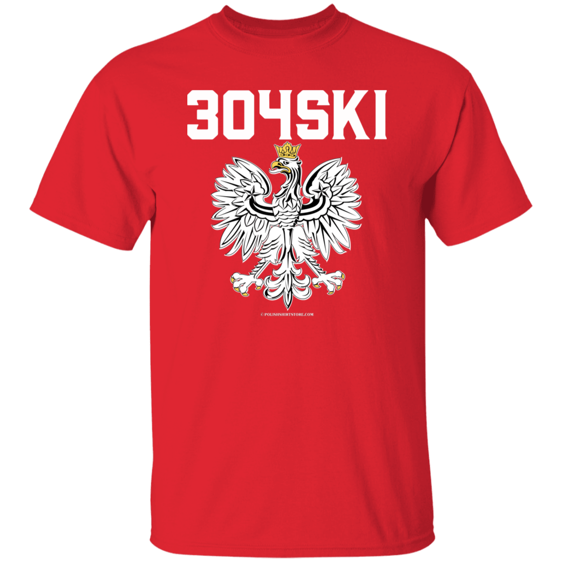 304SKI Apparel CustomCat G500 5.3 oz. T-Shirt Red S