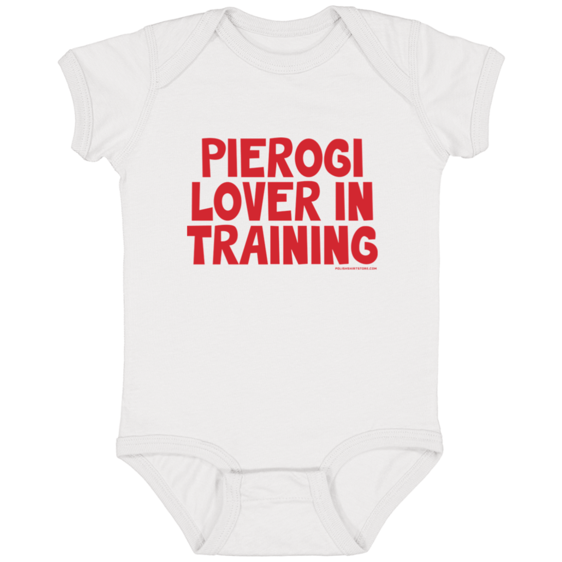 Pierogi Lover In Training Infant Bodysuit Baby CustomCat White Newborn 