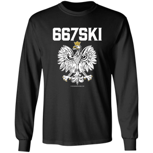 667SKI - G240 LS Ultra Cotton T-Shirt / Black / S - Polish Shirt Store