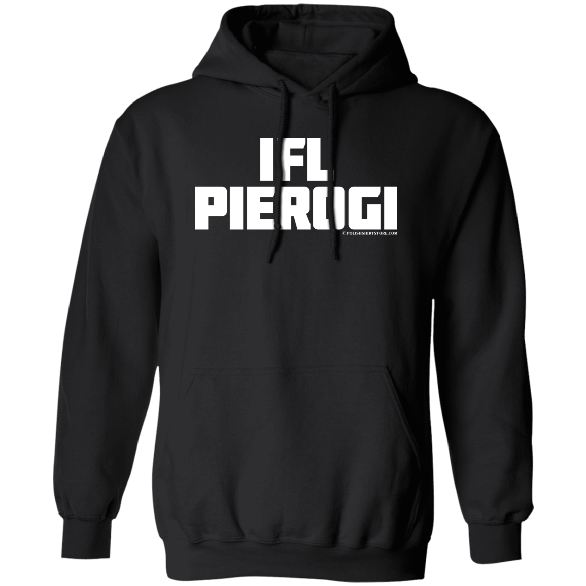 IFL Pierogi Apparel CustomCat G185 Pullover Hoodie Black S
