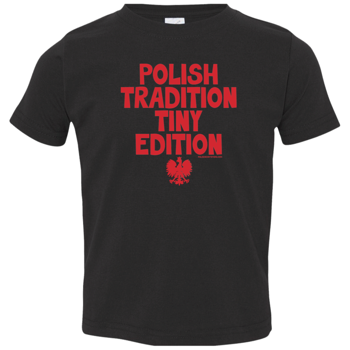 Polish Tradition Tiny Edition Infant & Toddler T-Shirt Apparel CustomCat Toddler T-Shirt Black 2T
