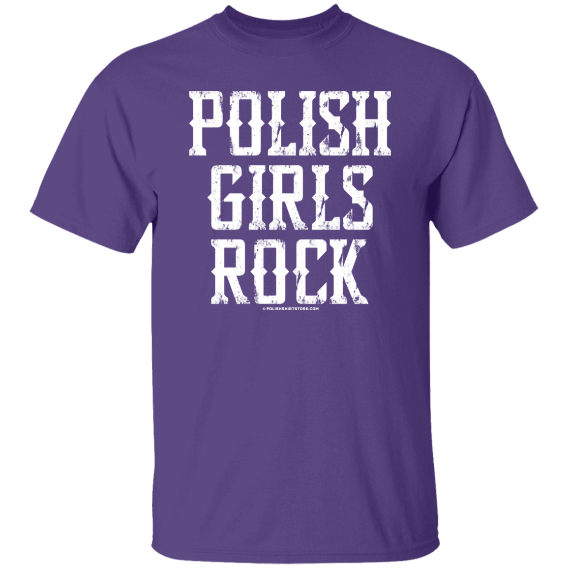 Polish Girls Rock T-Shirt T-Shirts CustomCat Purple S 