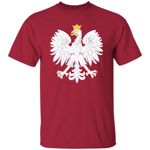 Polish Eagle T-Shirt - Cardinal / S - Polish Shirt Store