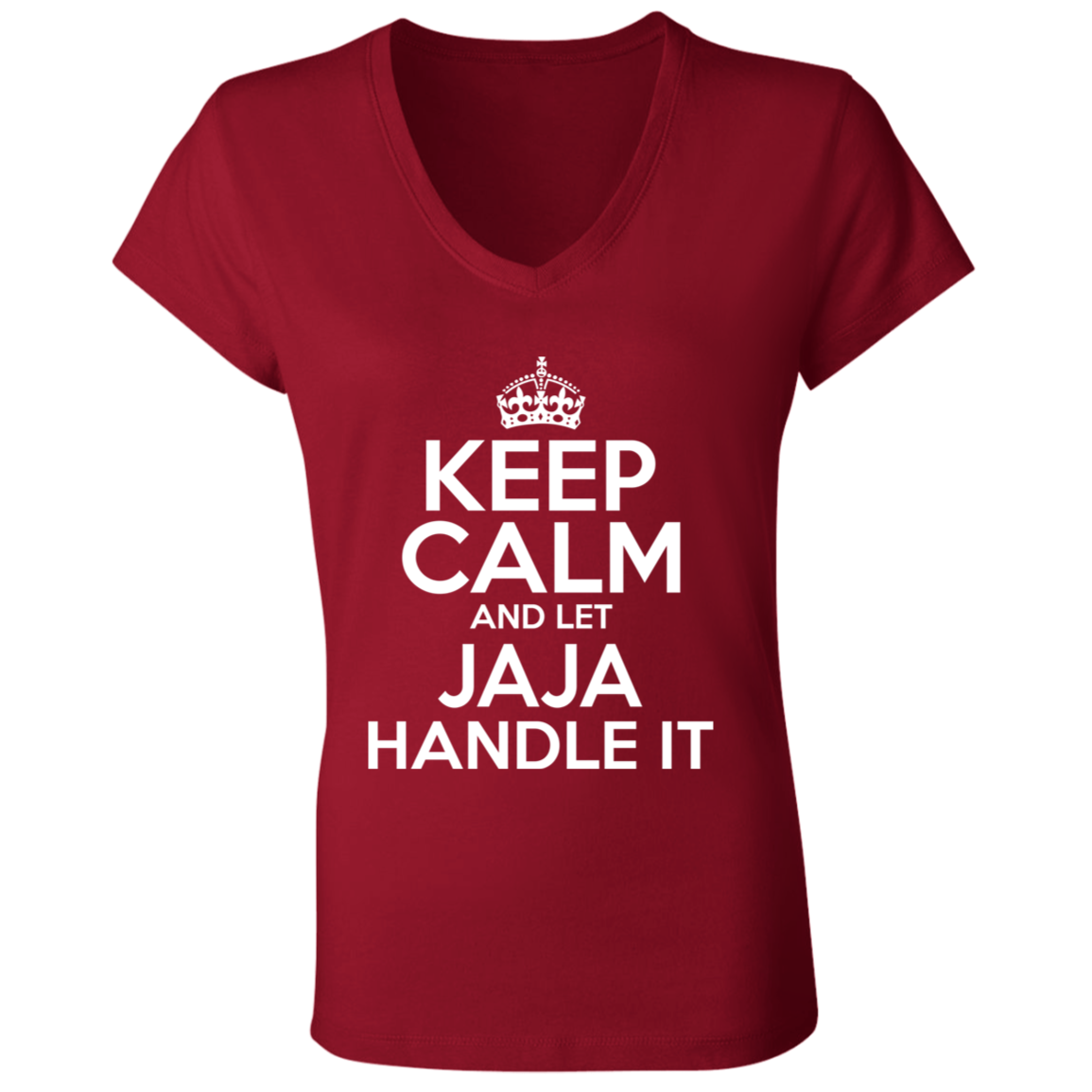 Keep Calm And Let Jaja Handle It Apparel CustomCat   