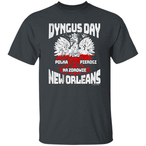 Dyngus Day New Orleans - G500 5.3 oz. T-Shirt / Dark Heather / S - Polish Shirt Store