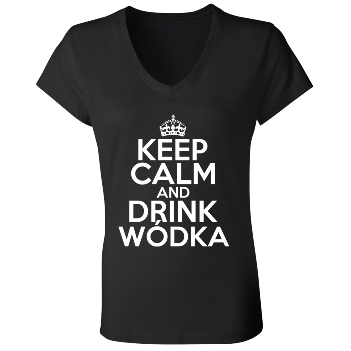 Keep Calm And Drink Wodka Apparel CustomCat   