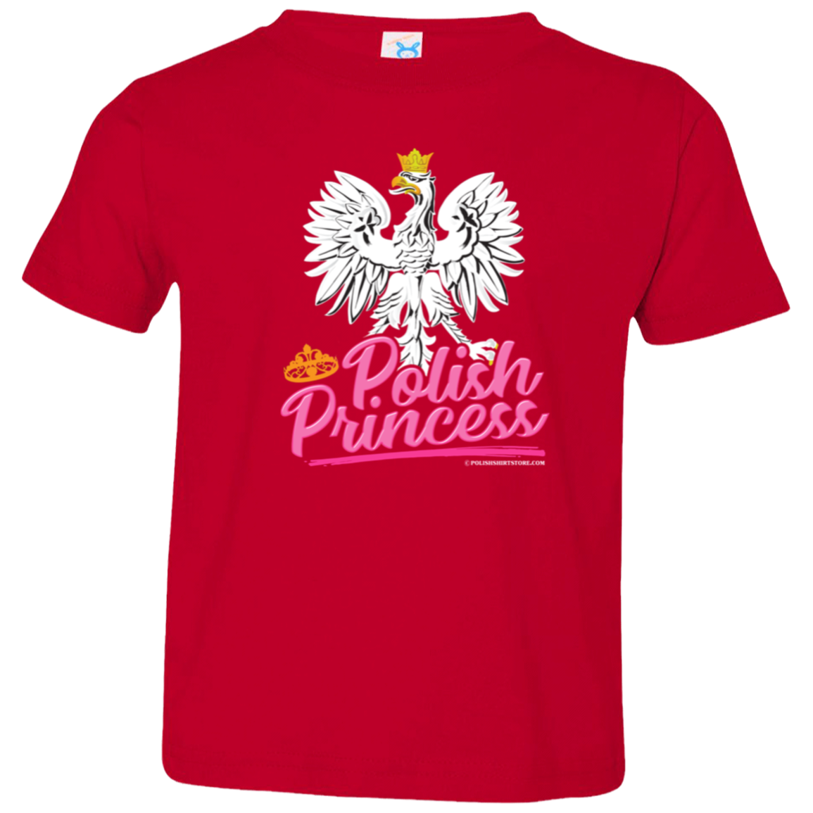 Polish Princess With Eagle Infant &amp; Toddler Apparel CustomCat Toddler T-Shirt Red 2T