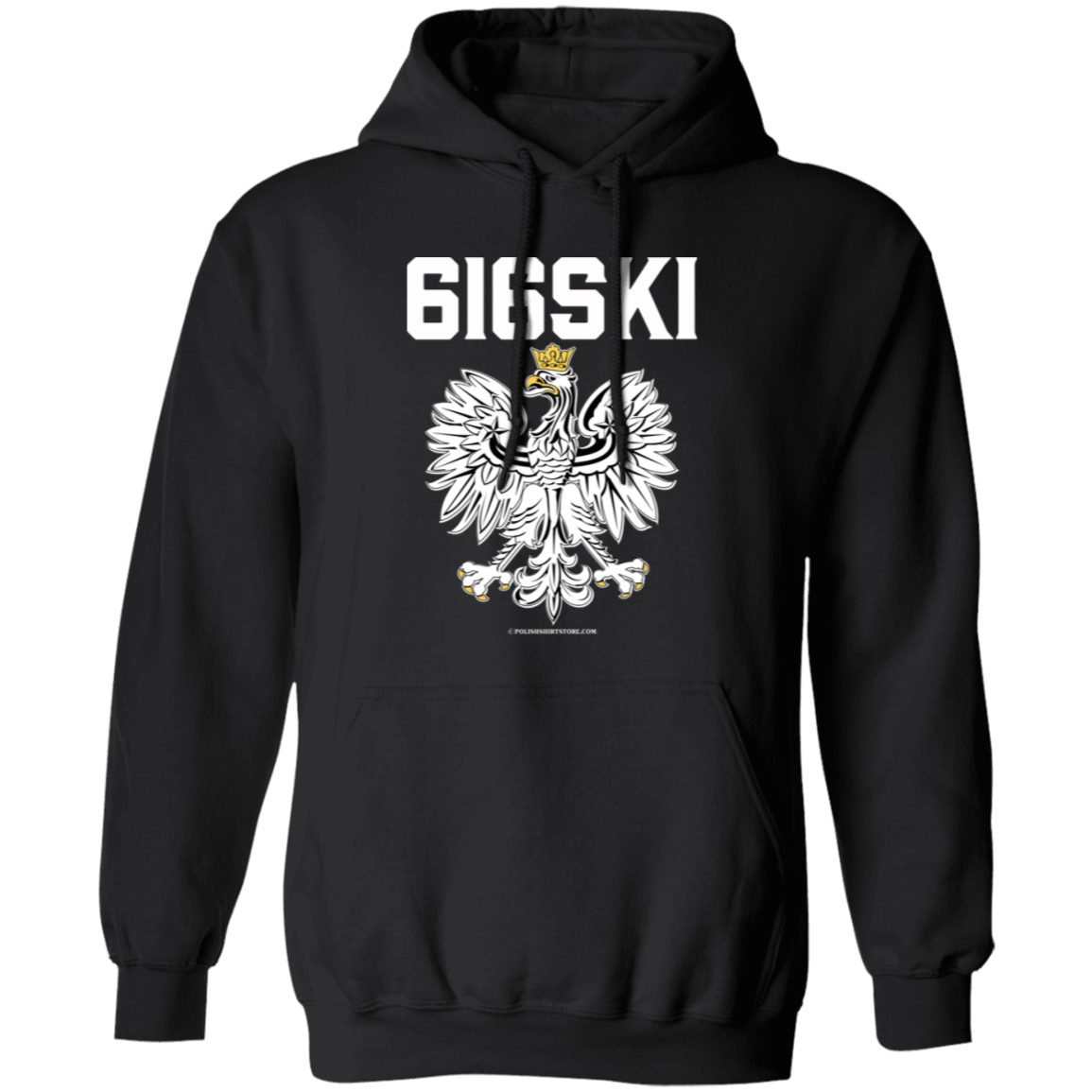 616SKI Apparel CustomCat G185 Pullover Hoodie Black S