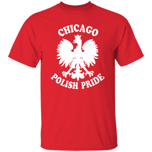 Chicago Polish Pride - G500 5.3 oz. T-Shirt / Red / S - Polish Shirt Store