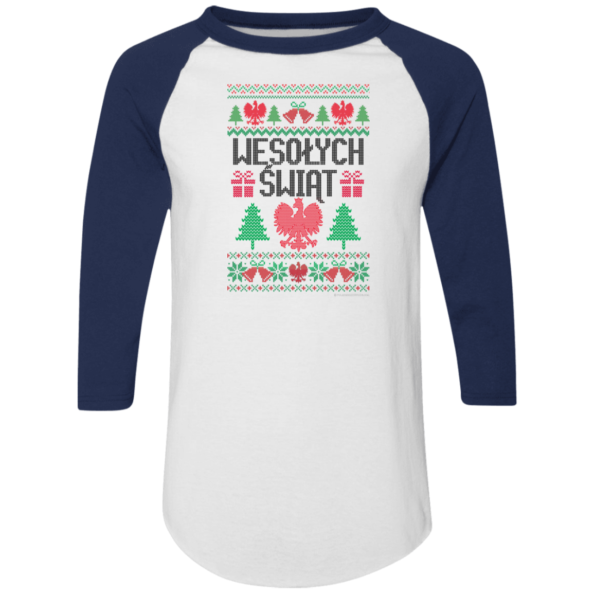 Wesolych Swiat Christmas Raglan