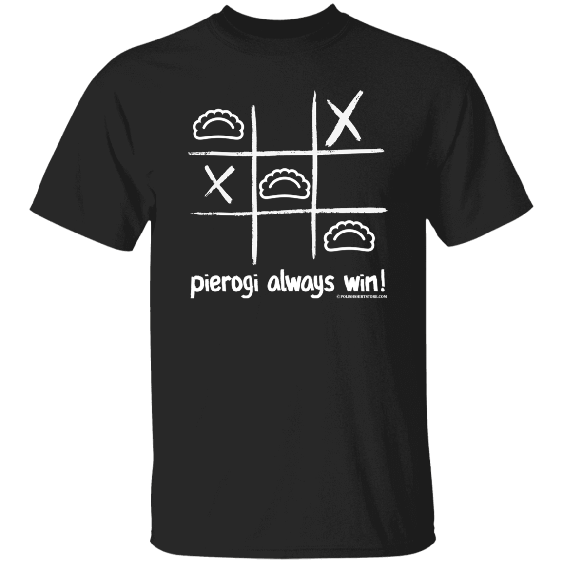 Pierogi Always Win Apparel CustomCat G500 5.3 oz. T-Shirt Black S