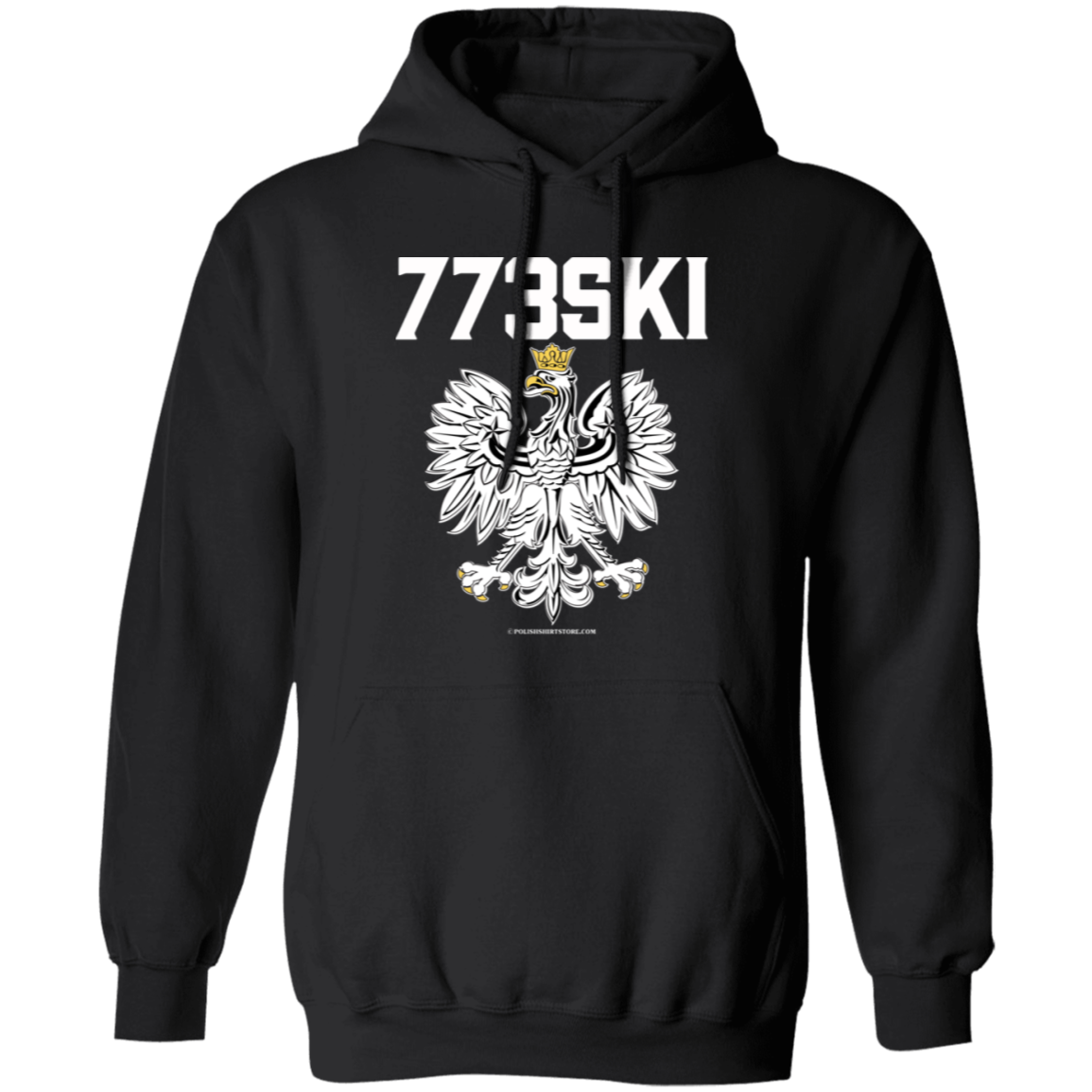 773ski Apparel CustomCat G185 Pullover Hoodie Black S