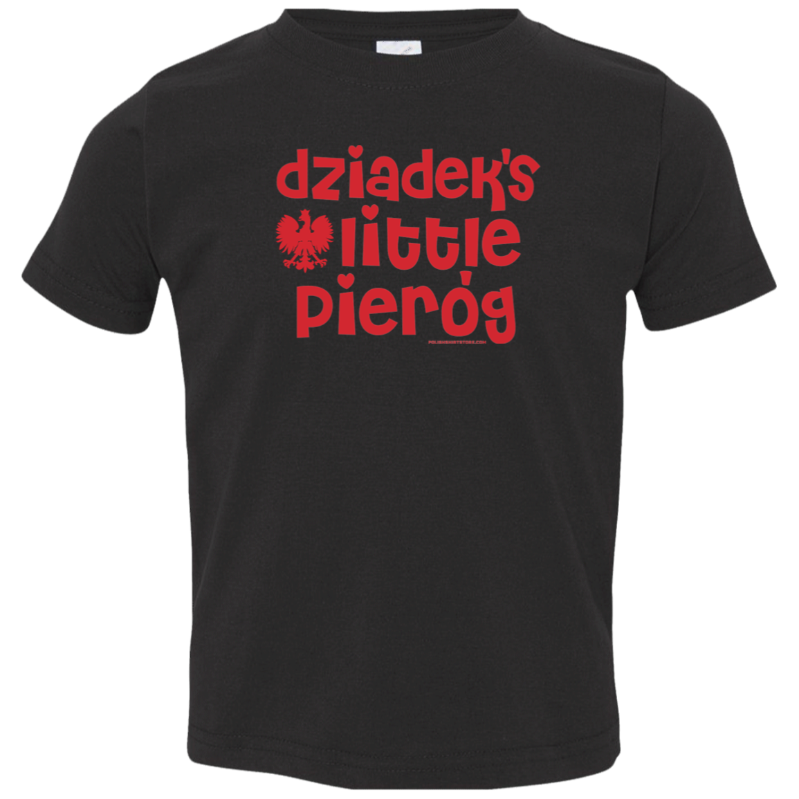 Dziadek's Little Pierogi Infant & Toddler T-Shirt Apparel CustomCat Toddler T-Shirt Black 2T