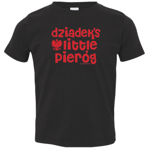 Dziadek's Little Pierogi Infant & Toddler T-Shirt - Toddler T-Shirt / Black / 2T - Polish Shirt Store