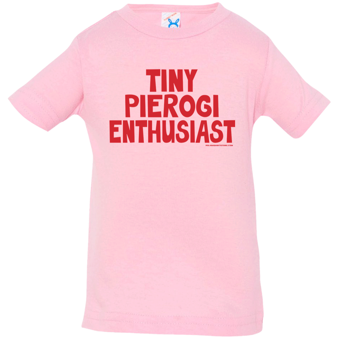 Tiny Pierogi Enthusiast Infant & Toddler T-Shirt Apparel CustomCat Infant  T-Shirt Pink 6 Months