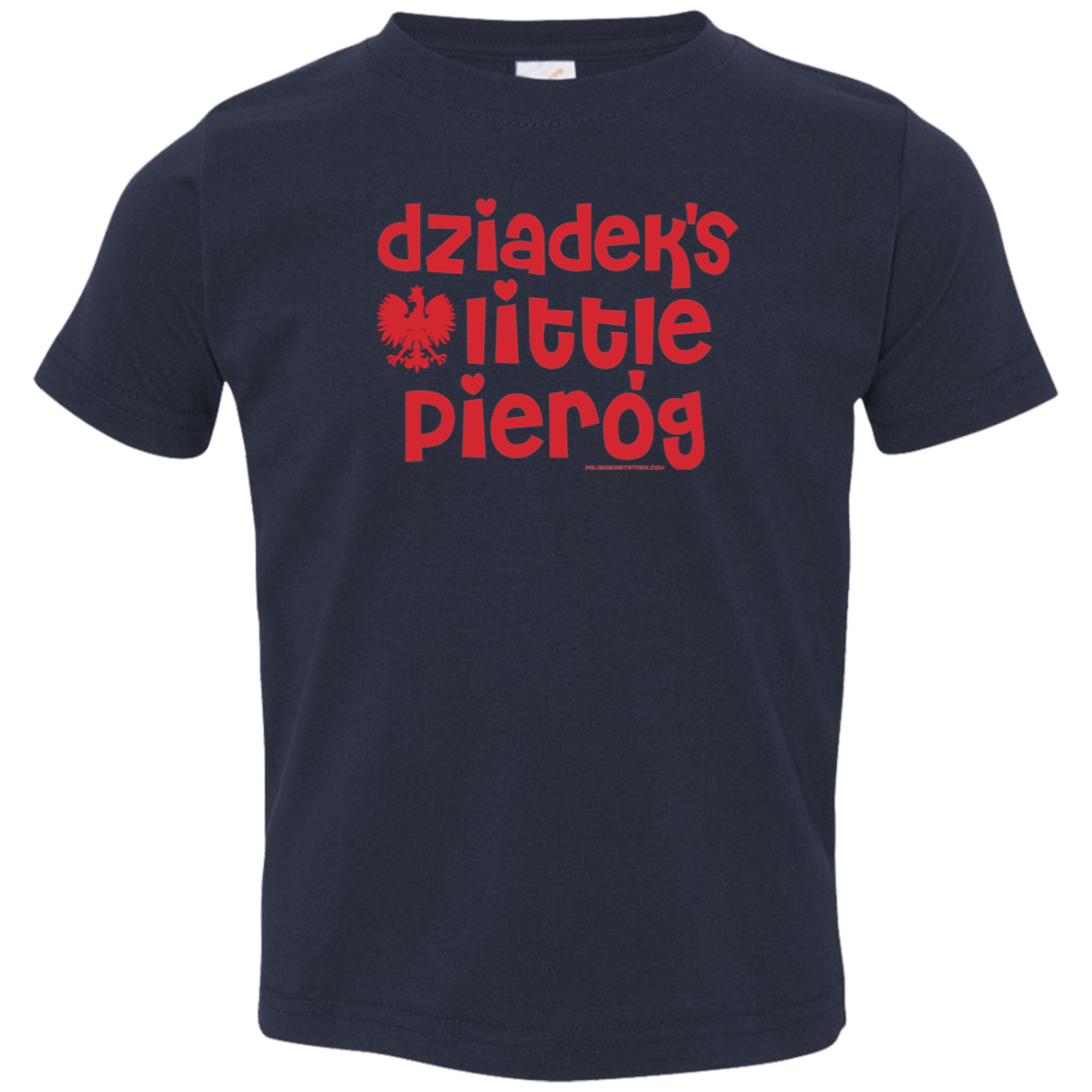 Dziadek's Little Pierogi Infant & Toddler T-Shirt Apparel CustomCat Toddler T-Shirt Navy 2T