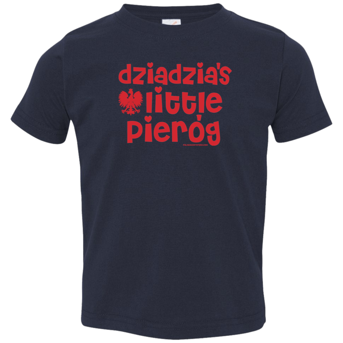Dziadzia's Little Pierogi Infant & Toddler T-Shirt Apparel CustomCat Toddler T-Shirt Navy 2T