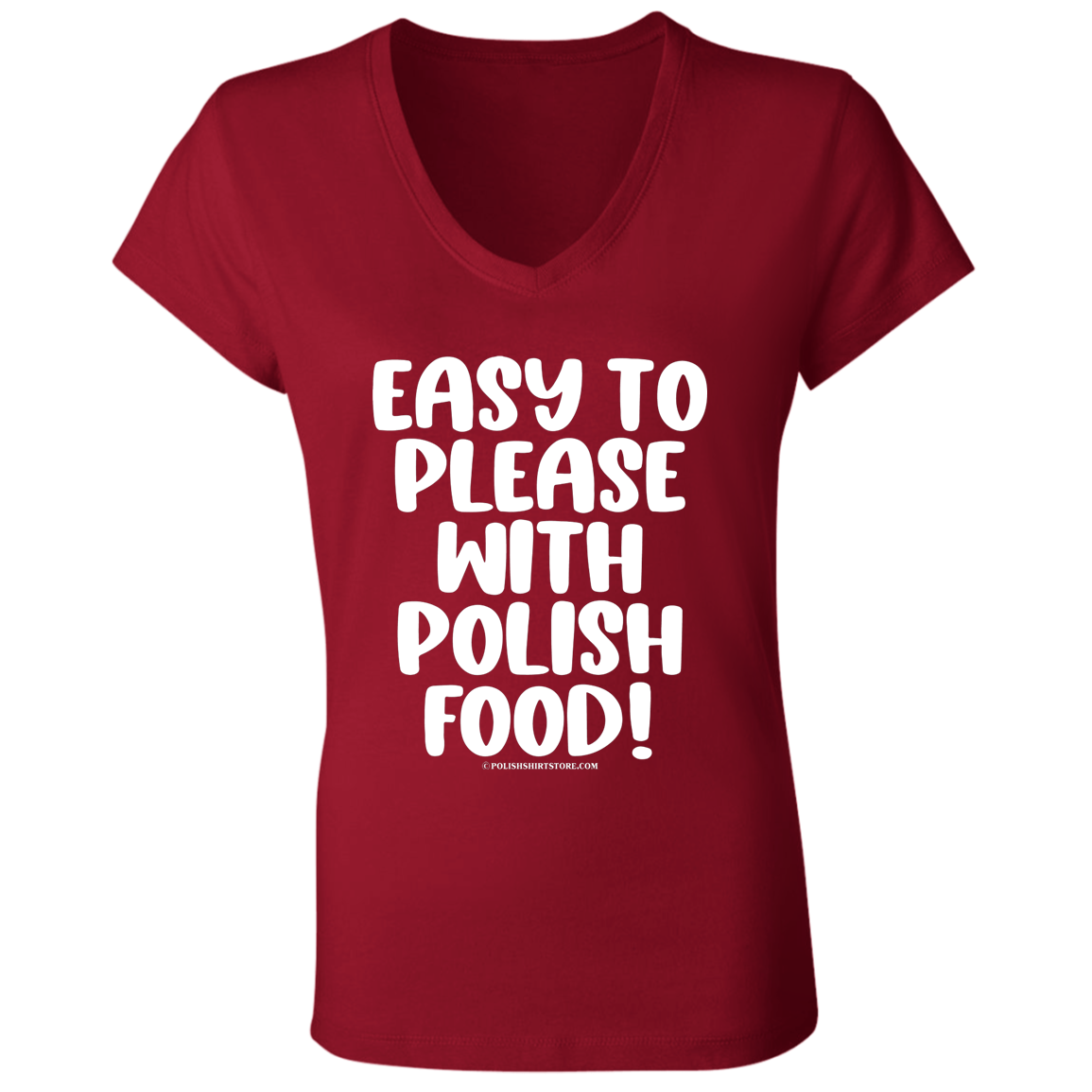 Easy To Please With Polish Food Apparel CustomCat   