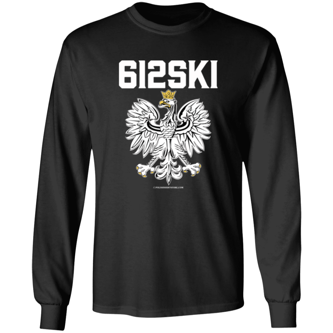 612ski Apparel CustomCat G540 LS T-Shirt Black S