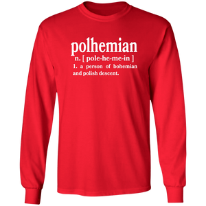 Polhemian Defintion - G240 LS Ultra Cotton T-Shirt / Red / S - Polish Shirt Store