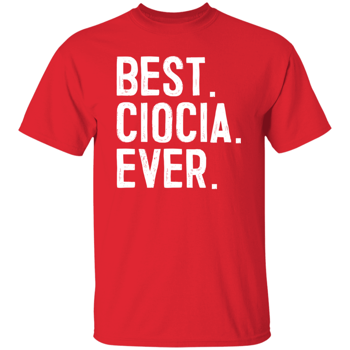 Best Ciocia Ever Apparel CustomCat G500 5.3 oz. T-Shirt Red S
