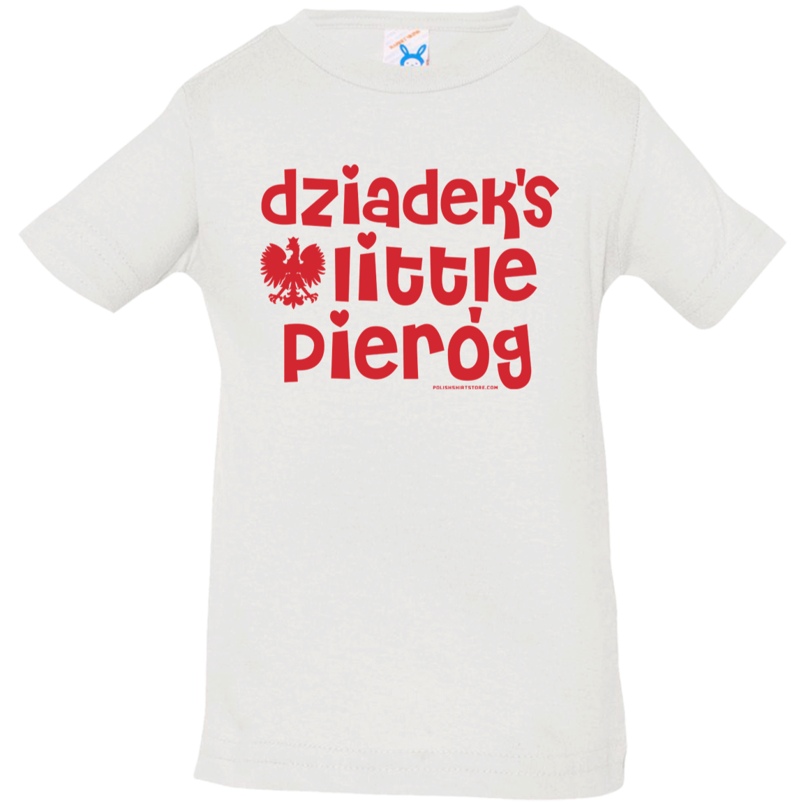 Dziadek&#39;s Little Pierogi Infant &amp; Toddler T-Shirt Apparel CustomCat Infant  T-Shirt White 6 Months