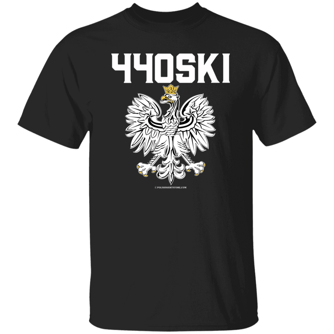 440SKI Apparel CustomCat G500 5.3 oz. T-Shirt Black S