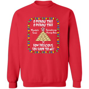 O Pierogi Tree Sweatshirt - How Delicious You Look To Me - Red / S - Polish Shirt Store