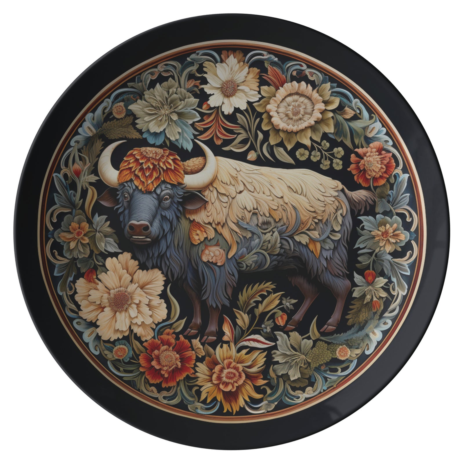 European Bison Plate Kitchenware teelaunch   
