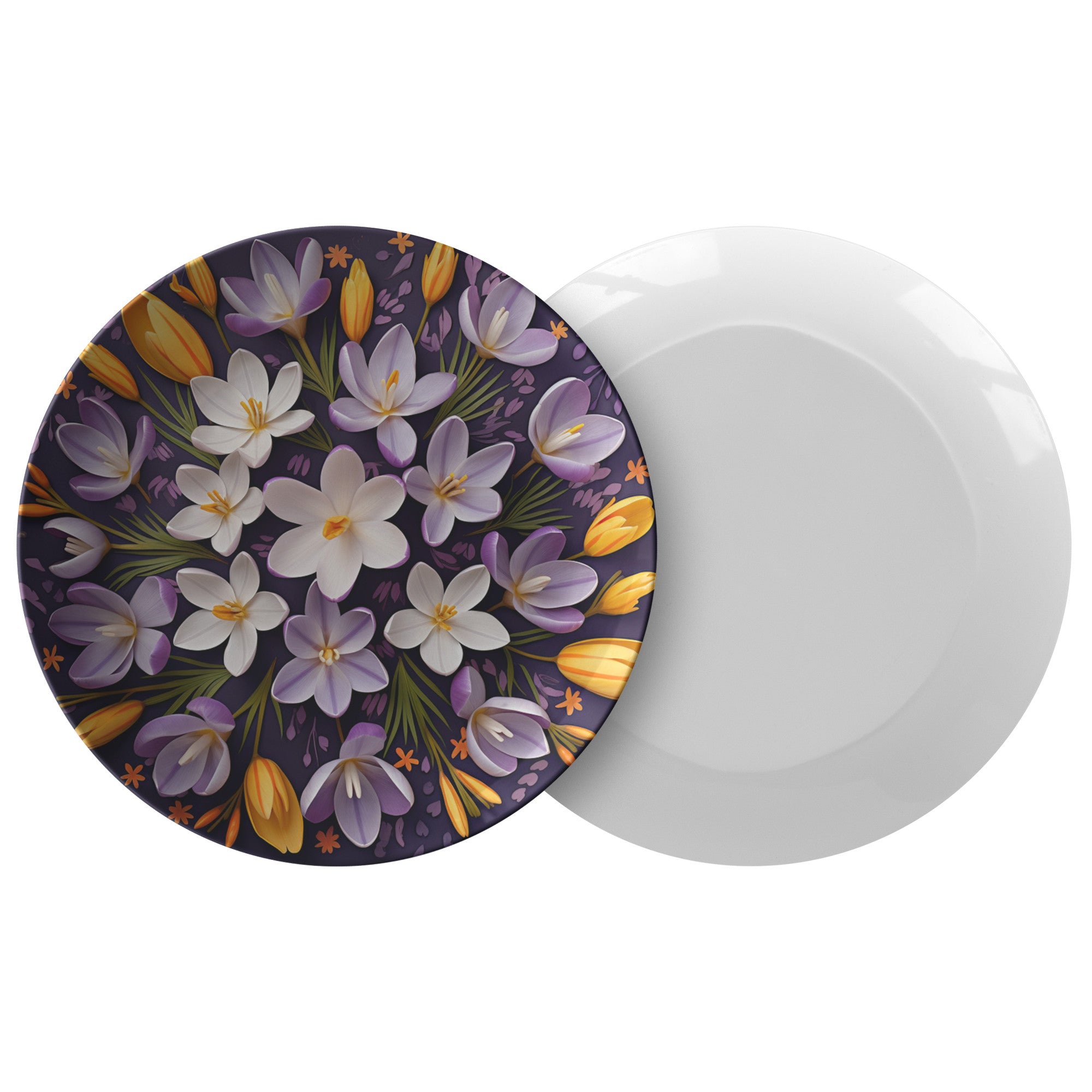 Crocus Scepusiensis Plate Kitchenware teelaunch Single  