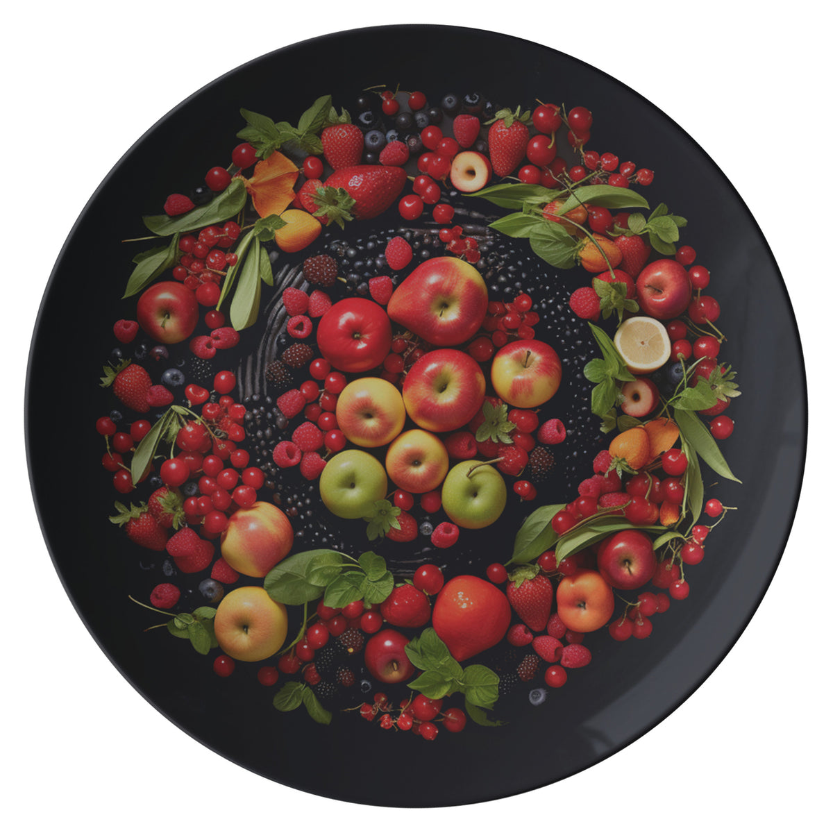Impressionism Fruit Plate Kitchenware teelaunch   